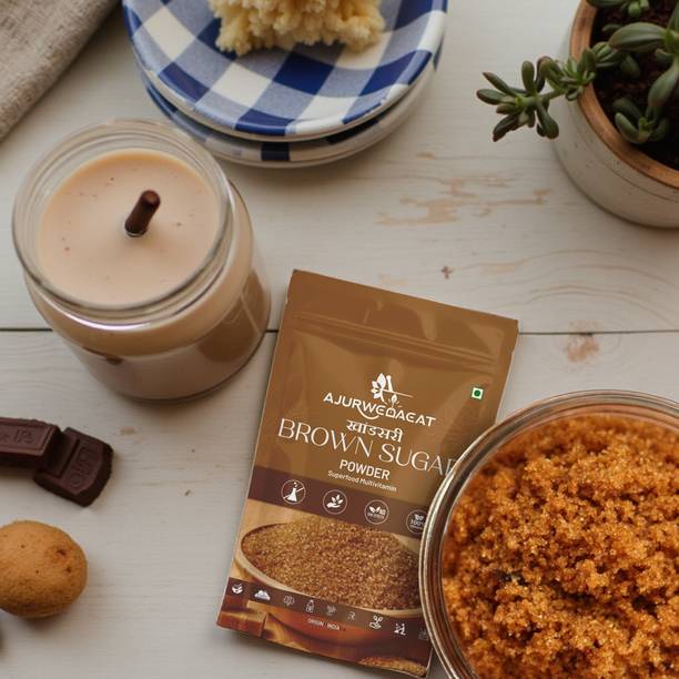 AJURWEDAEAT Brown Sugar | Sugar | 100% Pure And Organic Natural And Plant Base | S-132 Sugar