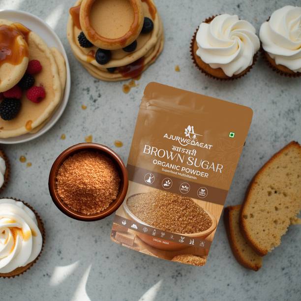 AJURWEDAEAT Brown Sugar – Natural & Organic | Chemical-Free Sweetener | S - 210 Sugar
