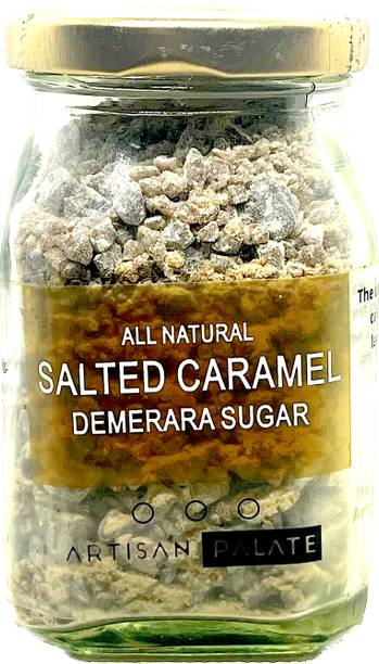 Artisan Palate All Natural Salted Caramel Demerara Chunks Shards 150 grams Sugar