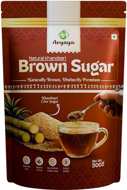 Avyaya Brown Sugar Natural Khandsari Chemical Free & Unrefined | No Artificial Colour Sugar