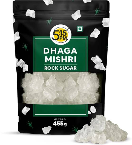 5:15PM Dhaga Mishri 455gm | Rock Sugar Crystals Sugar