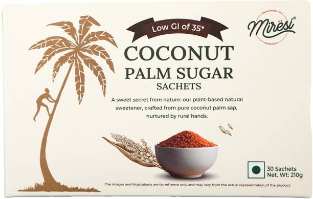 Miresi Natural & Organic Coconut Palm Sachet Sugar