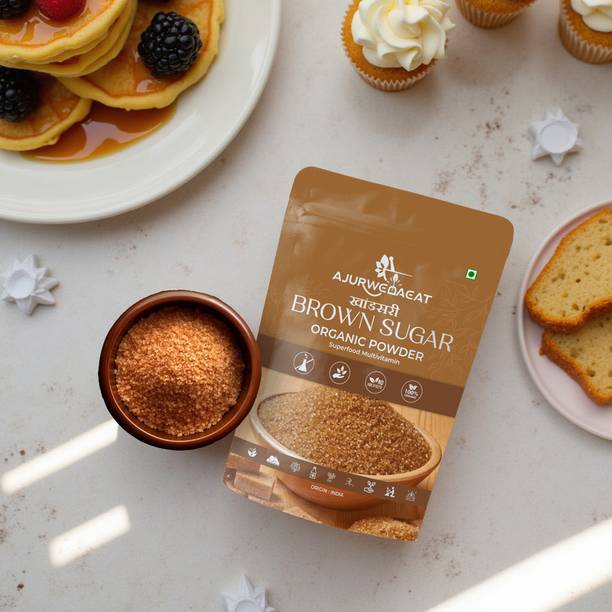 AJURWEDAEAT Brown Sugar – Pure And Natural & Organic | Chemical-Free Sweetener | S-249 Sugar