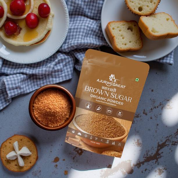 AJURWEDAEAT Brown Sugar – Natural & Organic | Chemical-Free Sweetener | S - 221 Sugar