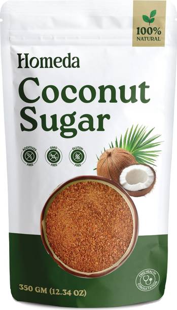 Homeda Organic Coconut Sugar, Coconut Palm Sugar, Natural Sweetener - Premium Quality Sugar