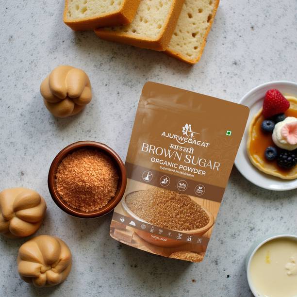 AJURWEDAEAT Brown Sugar – Pure Natural & Organic | Chemical-Free Sweetener | S-004 Sugar