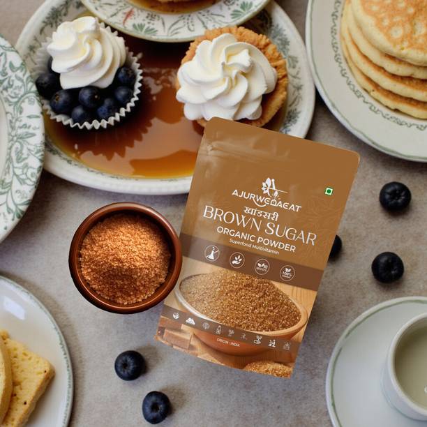 AJURWEDAEAT Brown Sugar – Pure And Natural & Organic | Chemical-Free Sweetener | S-283 Sugar