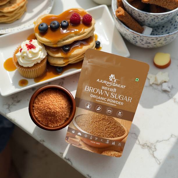 AJURWEDAEAT Brown Sugar – Pure And Natural & Organic | Chemical-Free Sweetener | BS - 84 Sugar