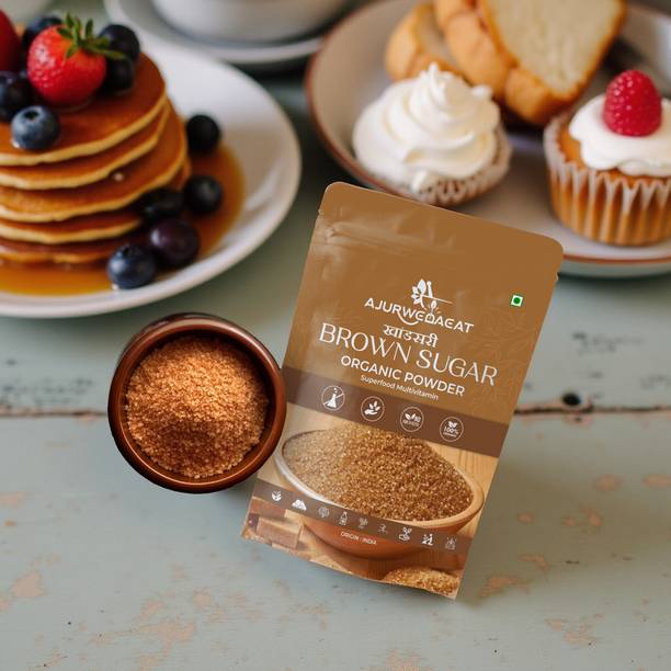 AJURWEDAEAT Brown Sugar – Natural & Organic | Chemical-Free Sweetener | S - 226 Sugar