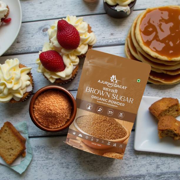 AJURWEDAEAT Brown Sugar – Natural & Organic | Chemical-Free Sweetener | S - 231 Sugar