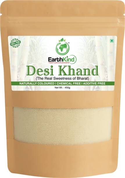 Earthkind Desi Khand |Organic Sugar |Natural | Chemical-Free & Unprocessed Sugar