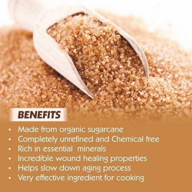 ORGANIC HERBS BROWN SUGAR Country Side Brown Sugar , Mineral Rich - Raw - Luscious Sugar