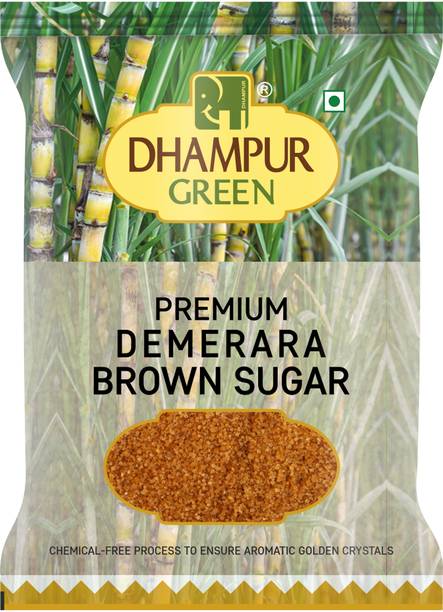 DHAMPUR GREEN Premium Demerara (Brown) Sugar Sugar