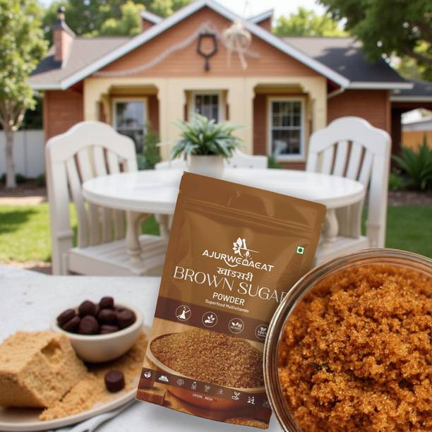 AJURWEDAEAT Brown Sugar | Sugar | 100% Pure And Organic Natural And Plant Base | S-129 Sugar