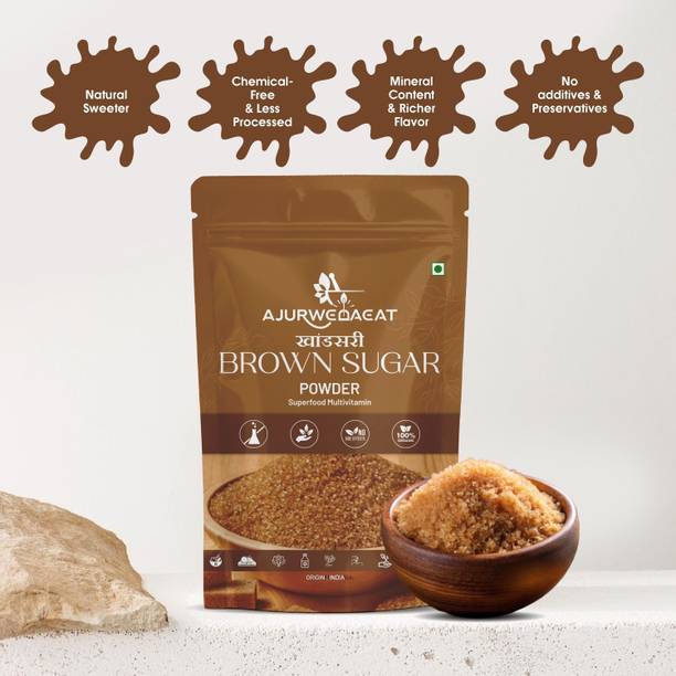 AJURWEDAEAT 100% PURE ORGANIC AND NATURAL BROWN SUGAR Brown Sugar