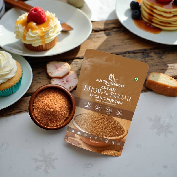 AJURWEDAEAT Brown Sugar – Pure And Natural & Organic | Chemical-Free Sweetener | BS - 72 Sugar