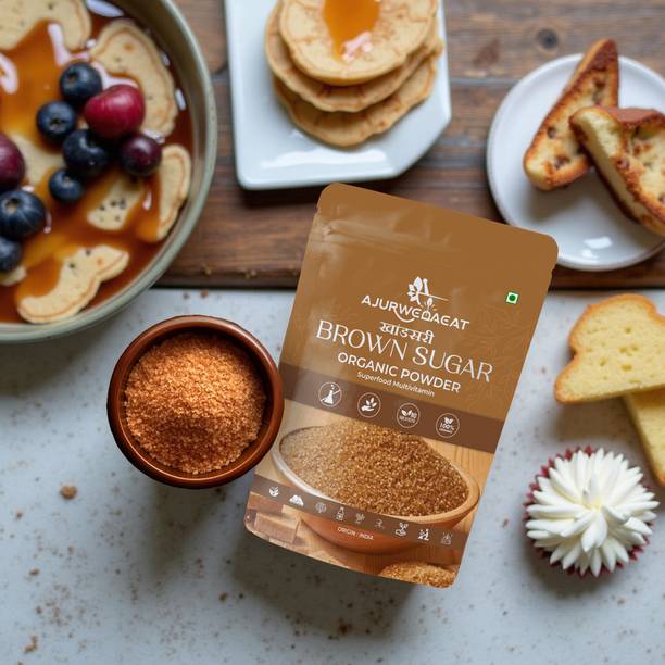 AJURWEDAEAT Brown Sugar – Pure Natural & Organic | Chemical-Free Sweetener | S-021 Sugar
