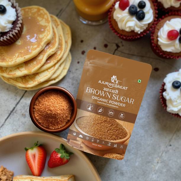 AJURWEDAEAT Brown Sugar – Pure Natural & Organic | Chemical-Free Sweetener | S-003 Sugar