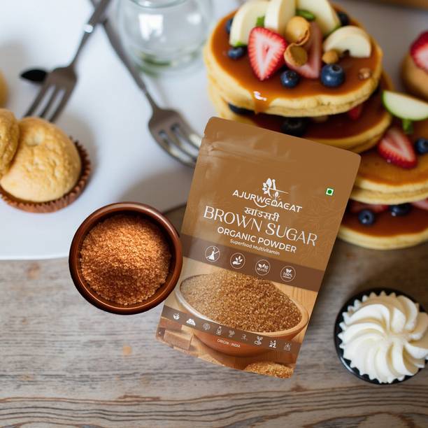 AJURWEDAEAT Brown Sugar – Pure And Natural & Organic | Chemical-Free Sweetener | BS - 58 Sugar