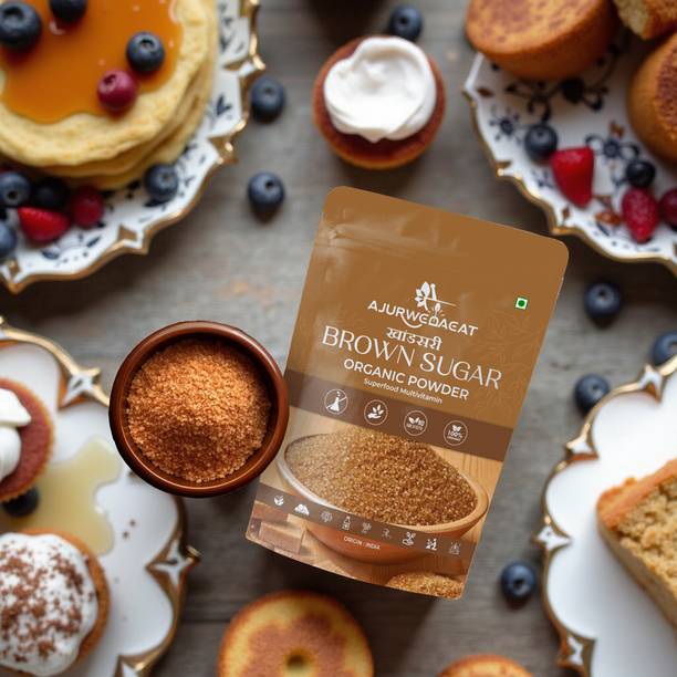 AJURWEDAEAT Brown Sugar – Natural & Organic | Chemical-Free Sweetener | S - 207 Sugar