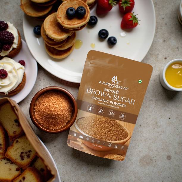 AJURWEDAEAT Brown Sugar – Pure Natural & Organic | Chemical-Free Sweetener | S-012 Sugar