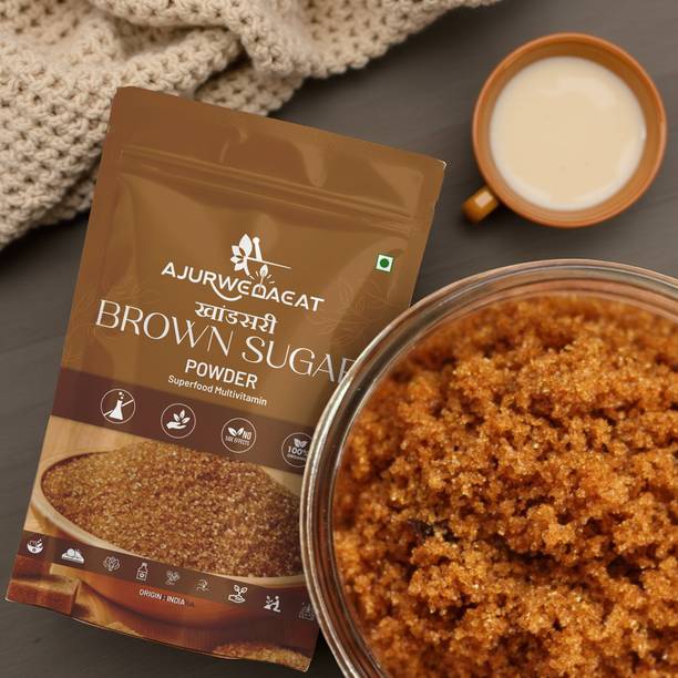 AJURWEDAEAT Brown Sugar | Sugar | 100% Pure And Organic Natural And Plant Base | S-107 Sugar