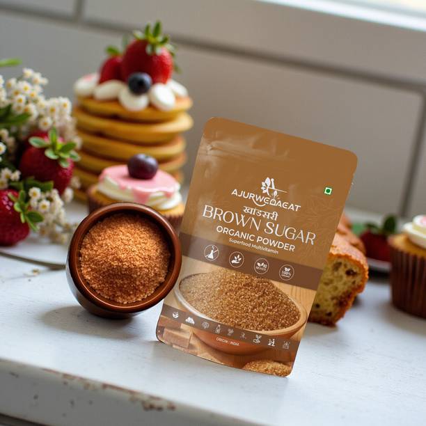 AJURWEDAEAT Brown Sugar – Natural & Organic | Chemical-Free Sweetener | S - 232 Sugar