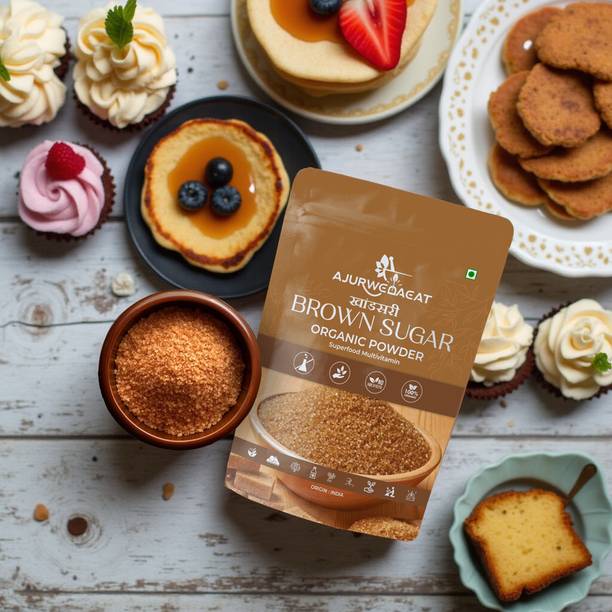 AJURWEDAEAT Brown Sugar – Natural & Organic | Chemical-Free Sweetener | S - 212 Sugar