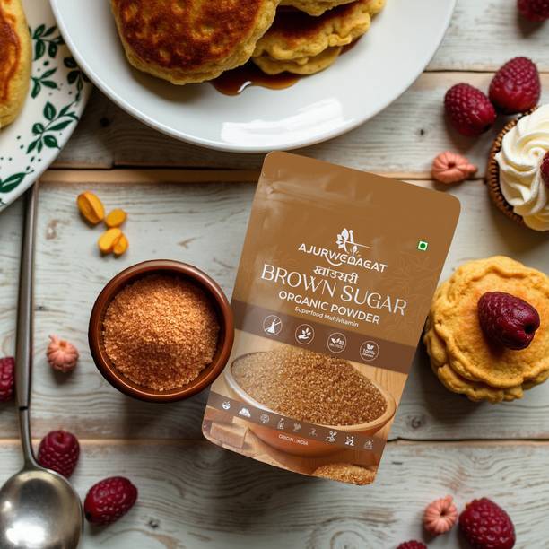 AJURWEDAEAT Brown Sugar – Pure And Natural & Organic | Chemical-Free Sweetener | S-208 Sugar
