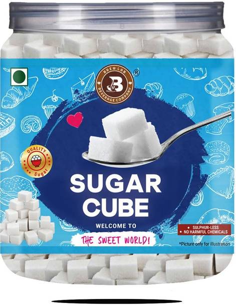Brew Lab Sulphur Less Sugar Cube | No Harmful Chemicals Perfect For Tea & Coffee | Sugar Sugar