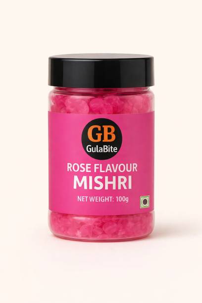 GULABITE Rose Mishri – Premium Gulab Flavor Mishri for Pooja & Mouth Freshner Sugar