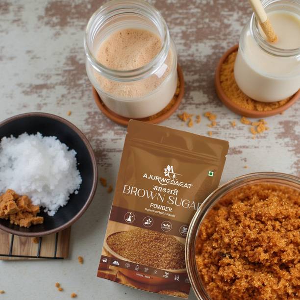 AJURWEDAEAT Brown Sugar | Sugar | 100% Pure And Organic Natural And Plant Base | S-122 Sugar