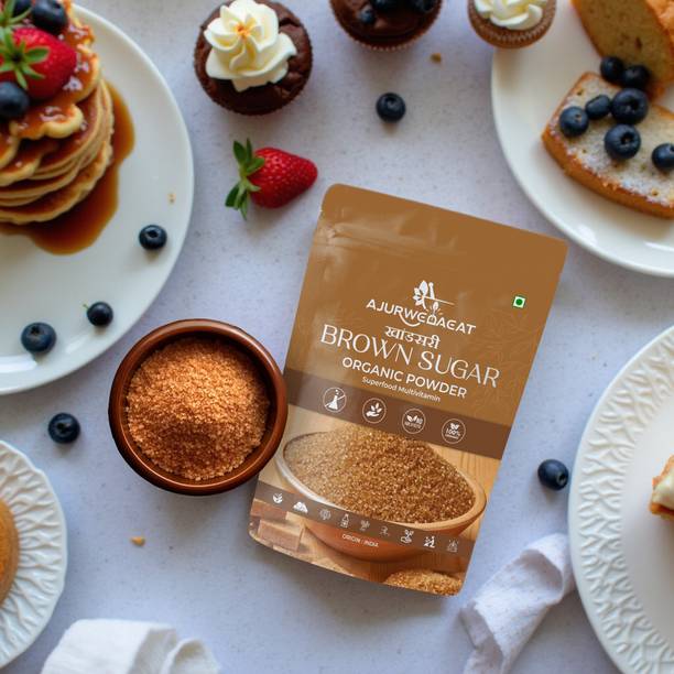 AJURWEDAEAT Brown Sugar – Pure And Natural & Organic | Chemical-Free Sweetener | S-242 Sugar