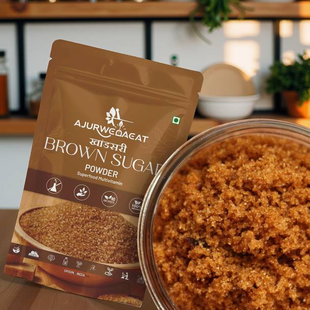 AJURWEDAEAT Brown Sugar | Sugar | 100% Pure And Organic Natural And Plant Base | S-111 Sugar