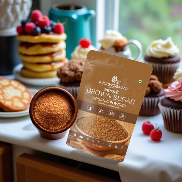 AJURWEDAEAT Brown Sugar – Pure And Natural & Organic | Chemical-Free Sweetener | BS - 68 Sugar