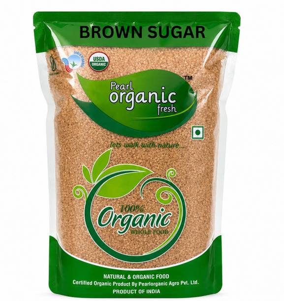 Pearl Organic Fresh Brown Sugar Natural Cane Sugar Coated Molasses for Baking, Tea, Coffee, Cookies Sugar