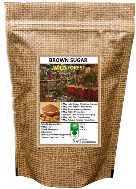 WILD FOREST BROWN SUGAR Country Side Brown Sugar , Mineral Rich - Raw - Luscious Sugar