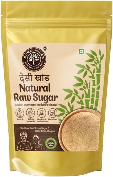 Puro Miles Desi Khand |Organic Raw Sugar |Unrefined & Unprocessed| Pure & Natural Sugar