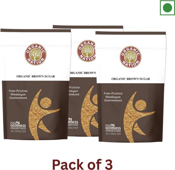 Organic Nation Brown Sugar | Chemical-Free Sweetener | Ideal for Baking, Tea, Coffee Sugar