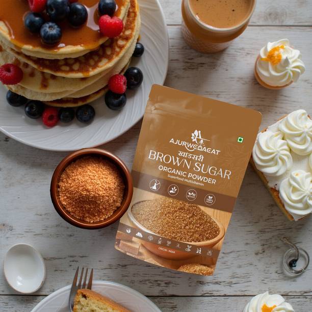 AJURWEDAEAT Brown Sugar – Natural & Organic | Chemical-Free Sweetener | S - 218 Sugar