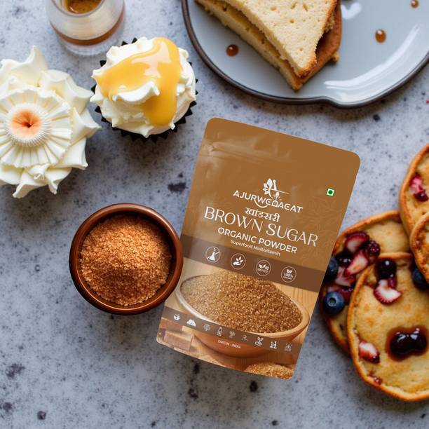 AJURWEDAEAT Brown Sugar – Pure Natural & Organic | Chemical-Free Sweetener | S-019 Sugar