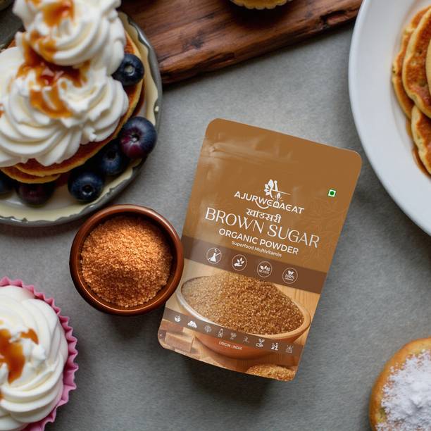 AJURWEDAEAT Pure Organic Brown Sugar | Unrefined, No Chemicals | Healthy Sweetener – S-011 Sugar