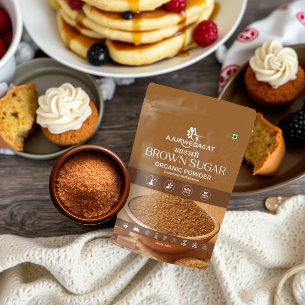 AJURWEDAEAT Brown Sugar – Natural & Organic | Chemical-Free Sweetener | S - 227 Sugar
