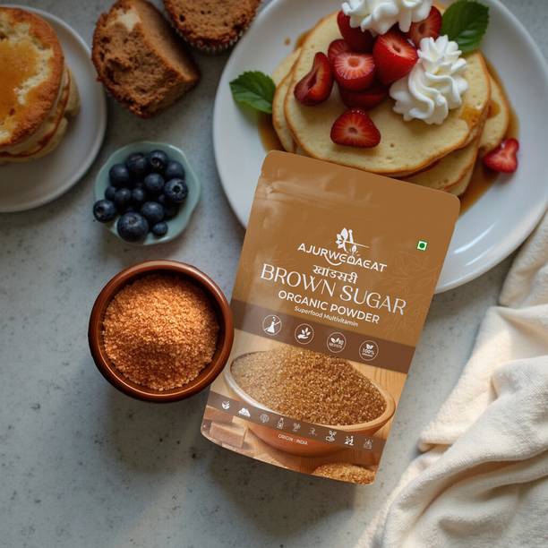 AJURWEDAEAT Brown Sugar – Pure And Natural & Organic | Chemical-Free Sweetener | S-237 Sugar