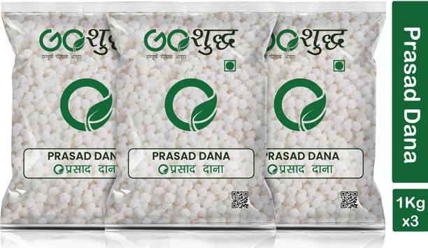 Goshudh Prasad Dana 1Kg Each (Pack of 3) 3000g Sugar
