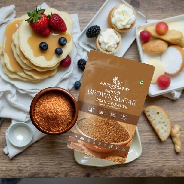 AJURWEDAEAT Brown Sugar – Pure And Natural & Organic | Chemical-Free Sweetener | BS - 76 Sugar