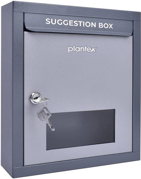 Plantex All in 1 Multipurpose Table Top or Wall Mount with Lock letter/ Suggestion Box