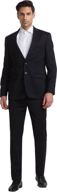 Men SB 2BTN NOTCH LPL SUIT-2PCS CNTP FIT Solid Suit