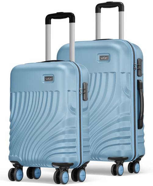 SAFARI Hard Body Set of 2 Luggage 8 Wheels - KEPLAR 2 (Small 55cm