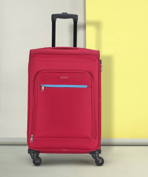 ARISTOCRAT NILE 4W EXP STROLLY 66 BRIGHT RED Expandable  Check-in Suitcase 4 Wheels - 27 inch
